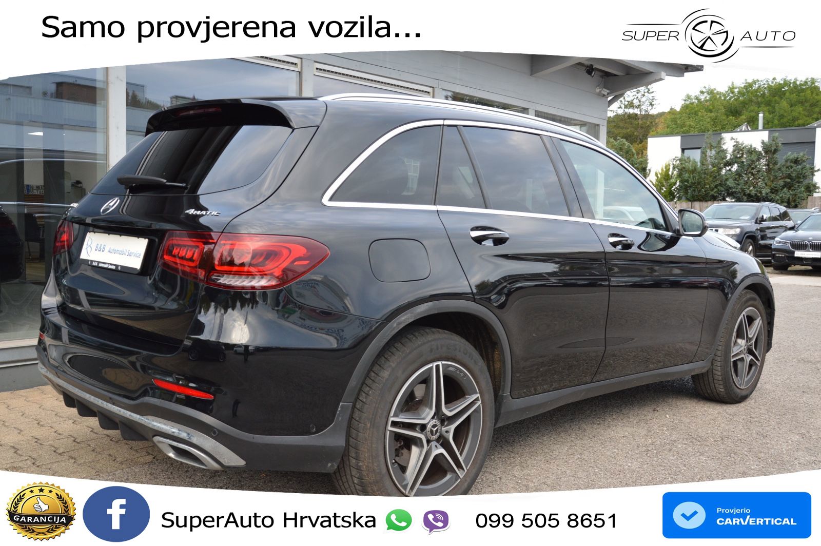 Mercedes GLC 220d (194 KS) 4MATIC G-TRONIC AMG ZRAČNI+ACC+GR SJED+KAM