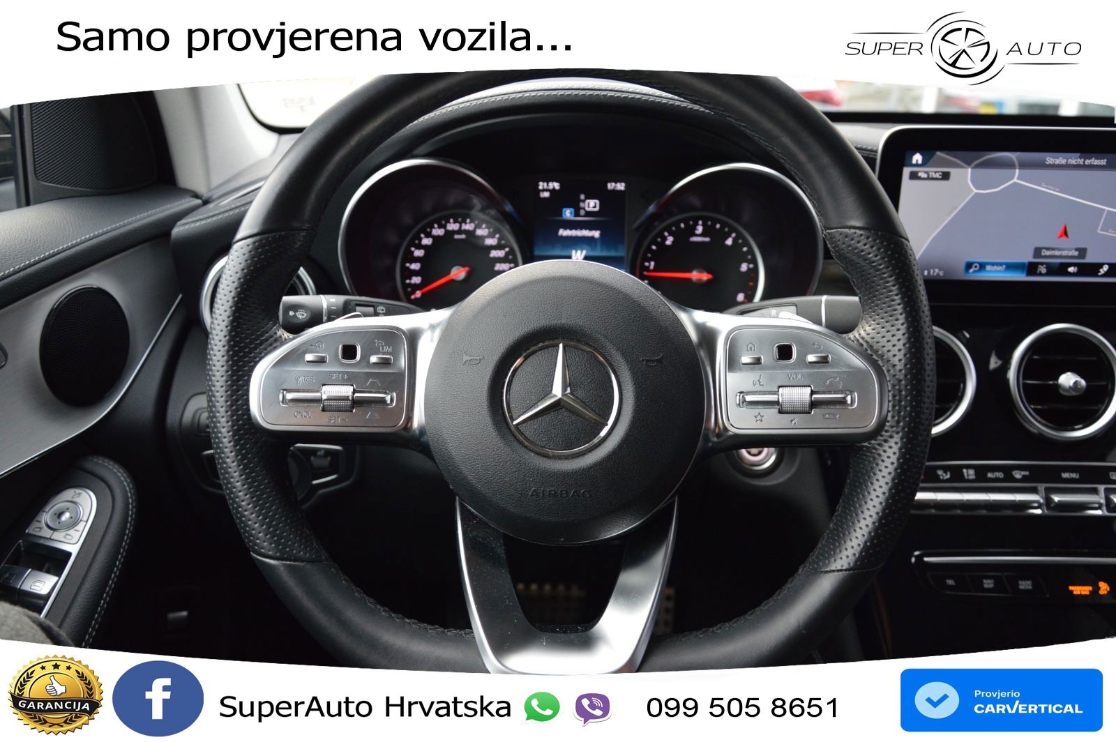 Mercedes GLC 220d (194 KS) 4MATIC G-TRONIC AMG ZRAČNI+ACC+GR SJED+KAM