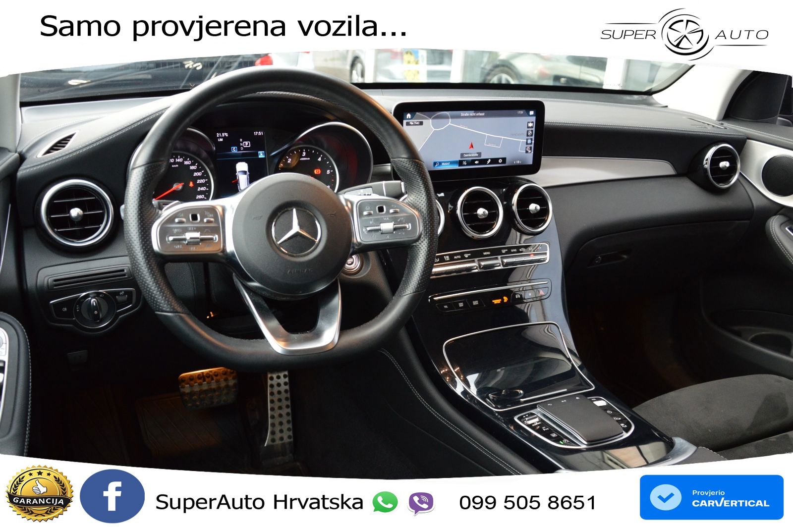 Mercedes GLC 220d (194 KS) 4MATIC G-TRONIC AMG ZRAČNI+ACC+GR SJED+KAM