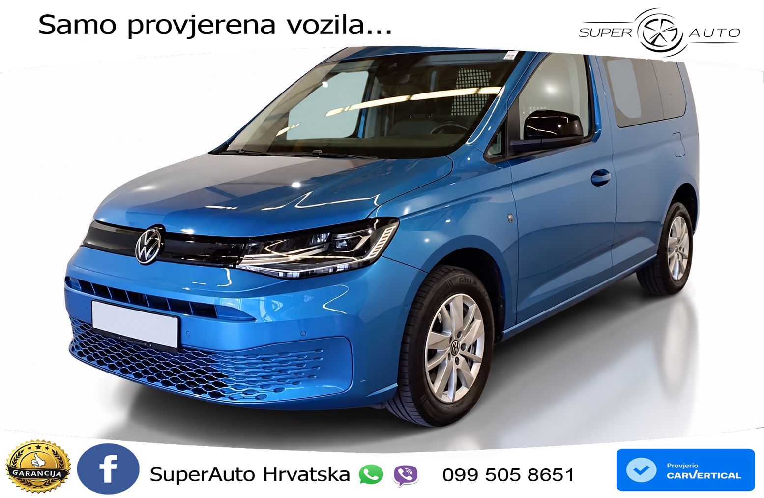 Volkswagen Caddy Cargo 2.0 TDI DSG LED ACC NAVI KAMERA SHZ 122 KS