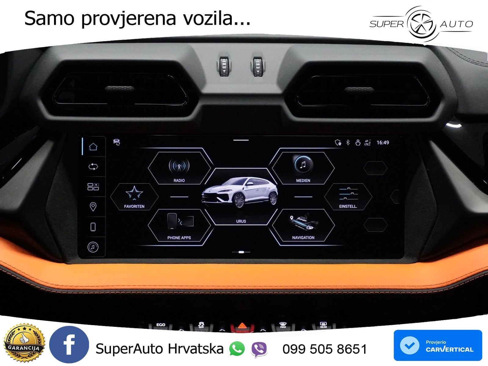 Lamborghini Urus SE 4.0 V8 (800 KS) 4WD Automatic LED+GR SJED+ACC