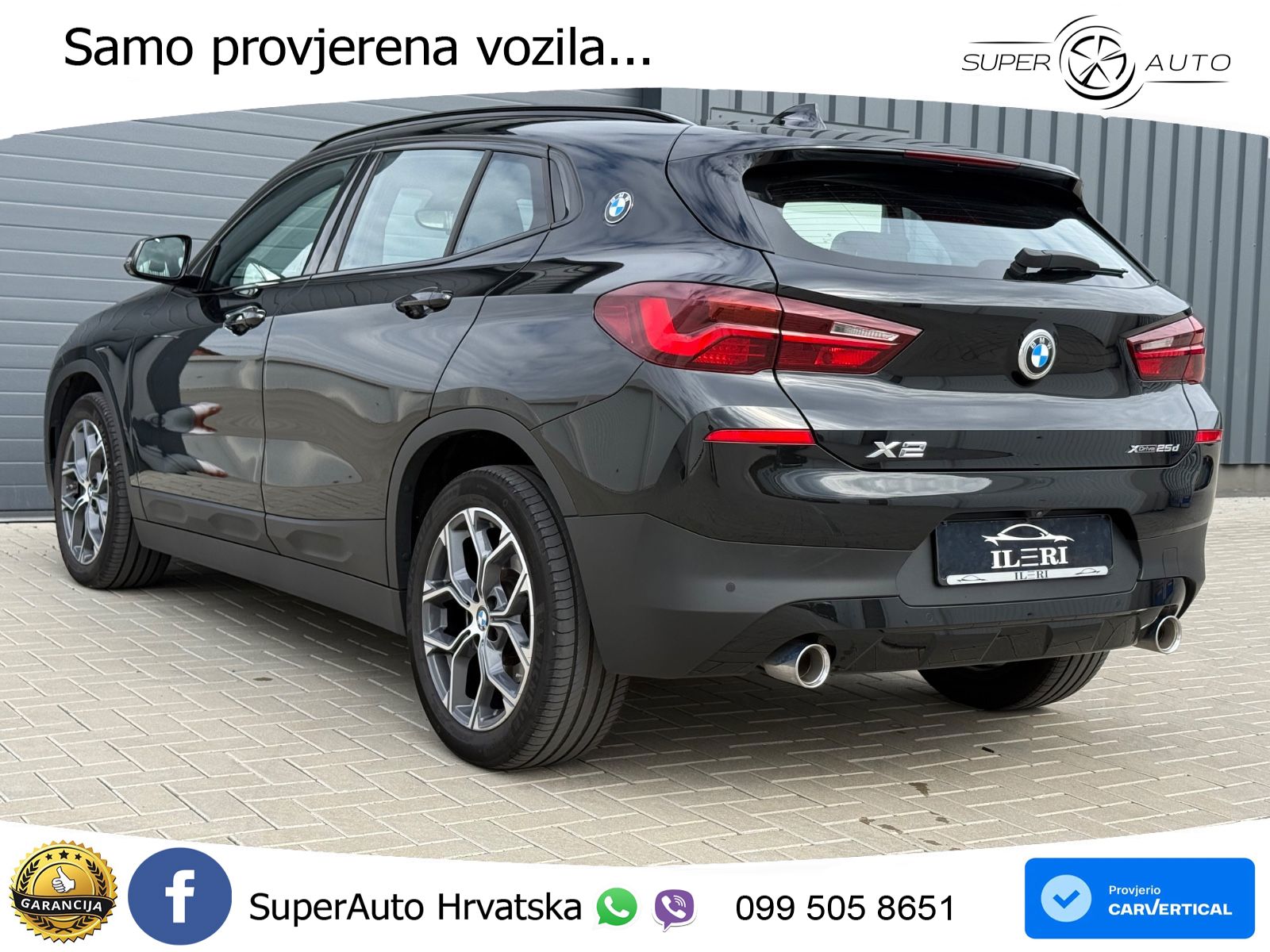 BMW X2 xDrive25d Steptronic Advantage LED+GR SJED+ACC
