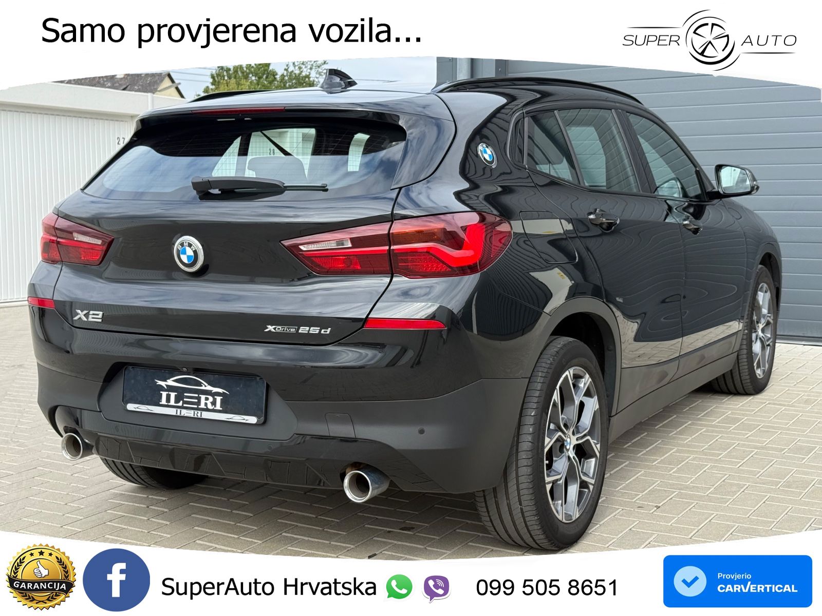 BMW X2 xDrive25d Steptronic Advantage LED+GR SJED+ACC