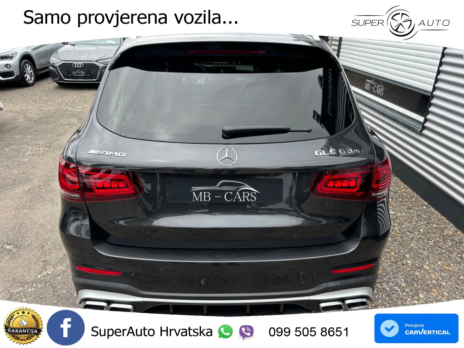 Mercedes AMG GLC 63 S V8 (510 KS) 4MATIC+ MCT ZRAČNI+ACC+GR SJED+360+PANO