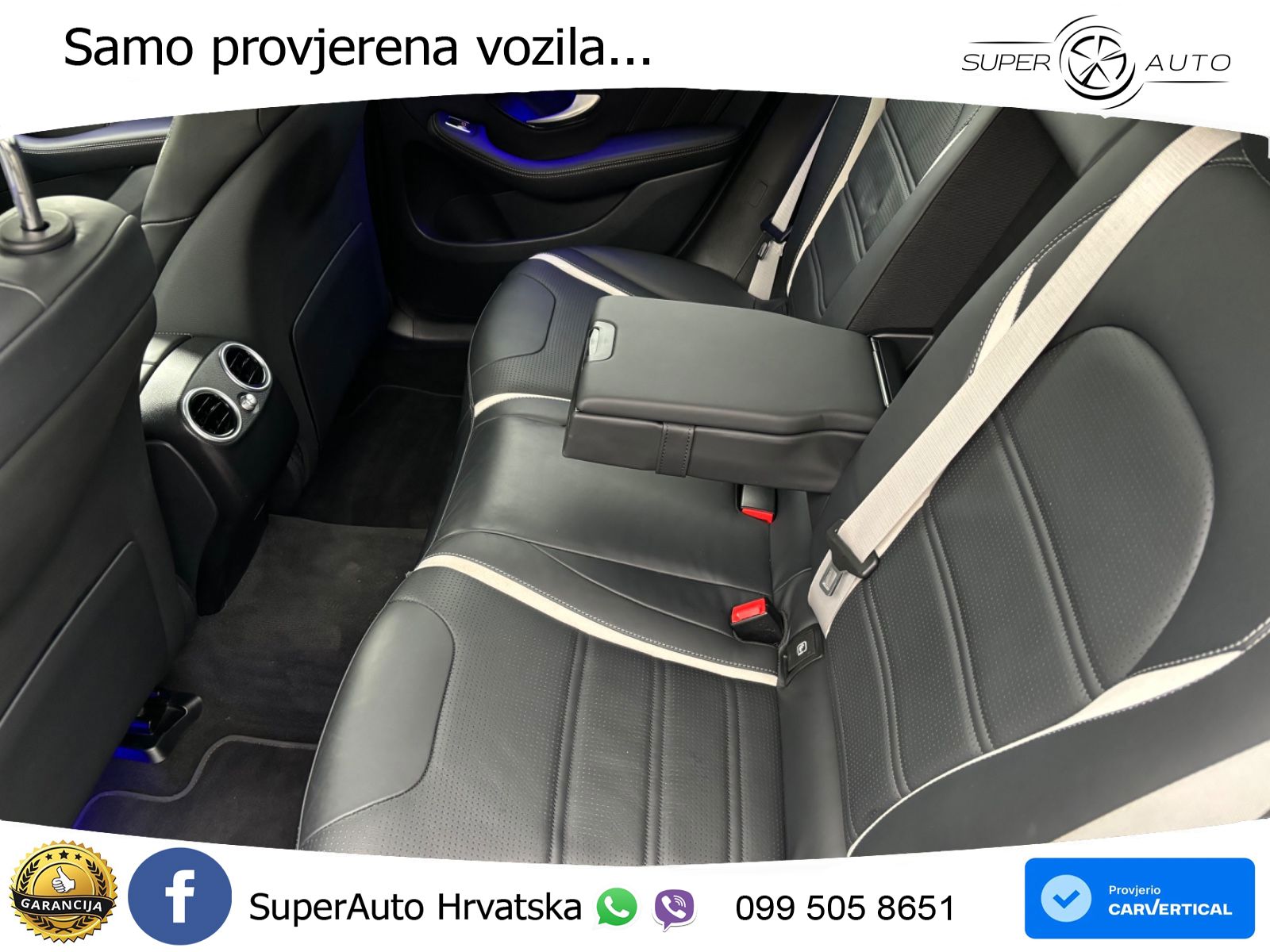 Mercedes AMG GLC 63 S V8 (510 KS) 4MATIC+ MCT ZRAČNI+ACC+GR SJED+360+PANO