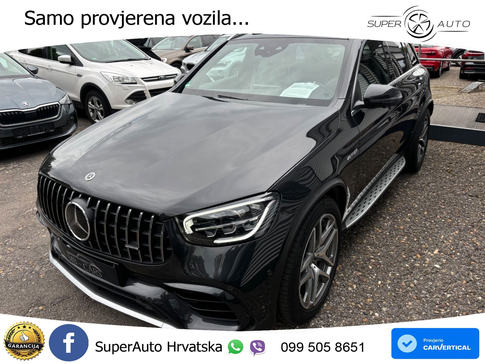 Mercedes AMG GLC 63 S V8 (510 KS) 4MATIC+ MCT ZRAČNI+ACC+GR SJED+360+PANO