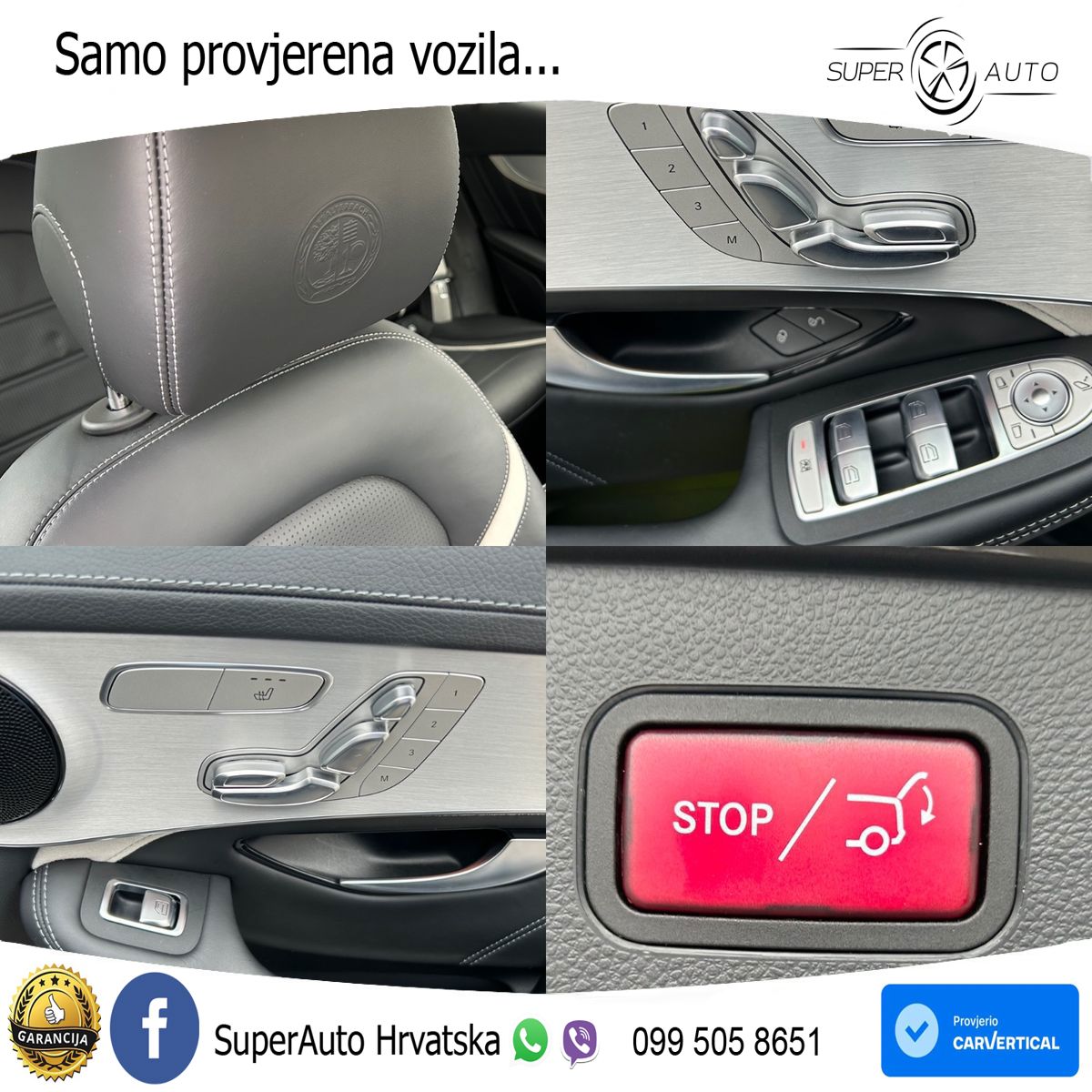 Mercedes AMG GLC 63 S V8 (510 KS) 4MATIC+ MCT ZRAČNI+ACC+GR SJED+360+PANO
