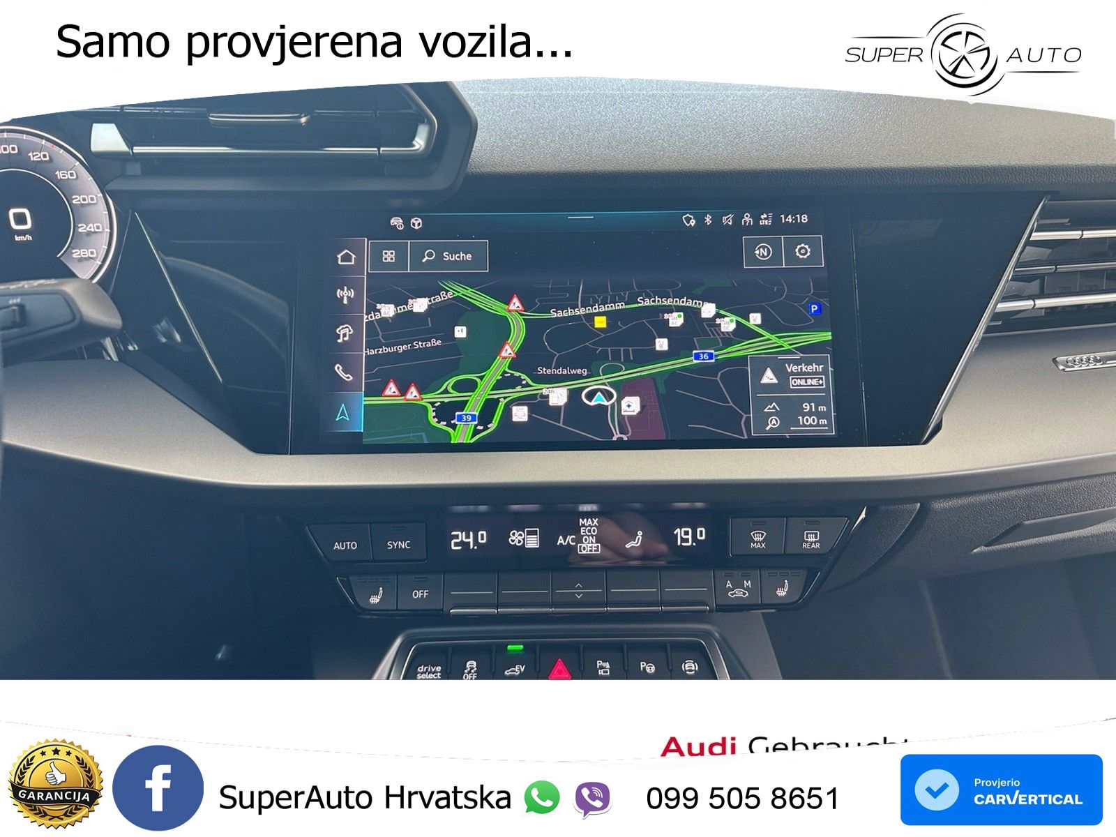 Audi A3 Sportback 40 TFSI e (204 KS) Plug-in Hybrid S tronic advanced LED+GR SJED+ACC