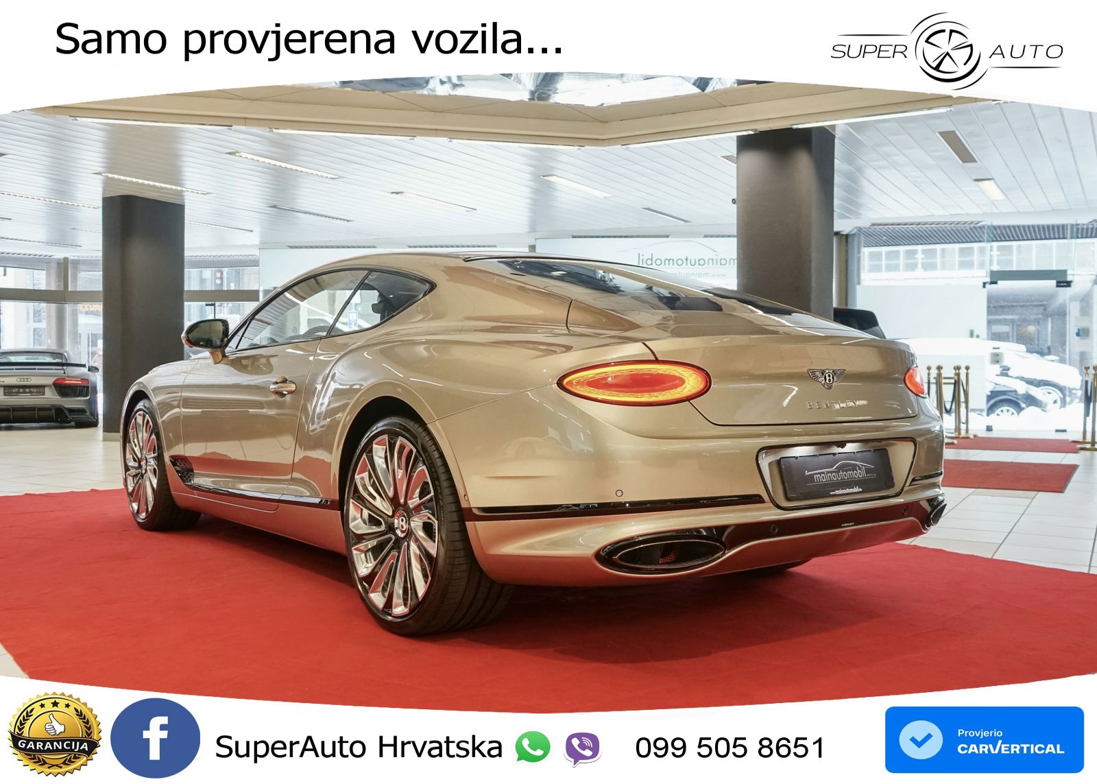 Bentley Continental GT III Speed 6.0 TSI W12 (659 KS) AWD DCT ACC+HEAD+GR SJED+360+PANO