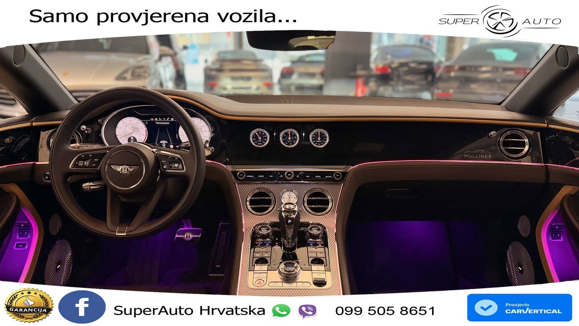 Bentley Continental GT III Speed 6.0 TSI W12 (659 KS) AWD DCT ACC+HEAD+GR SJED+360+PANO