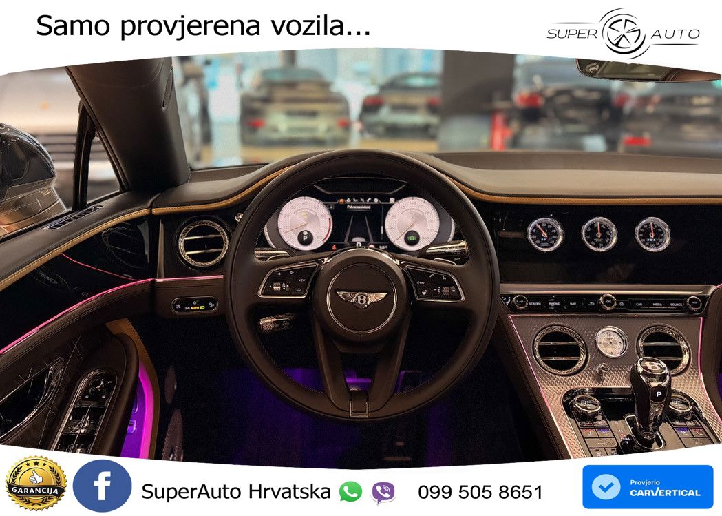 Bentley Continental GT III Speed 6.0 TSI W12 (659 KS) AWD DCT ACC+HEAD+GR SJED+360+PANO