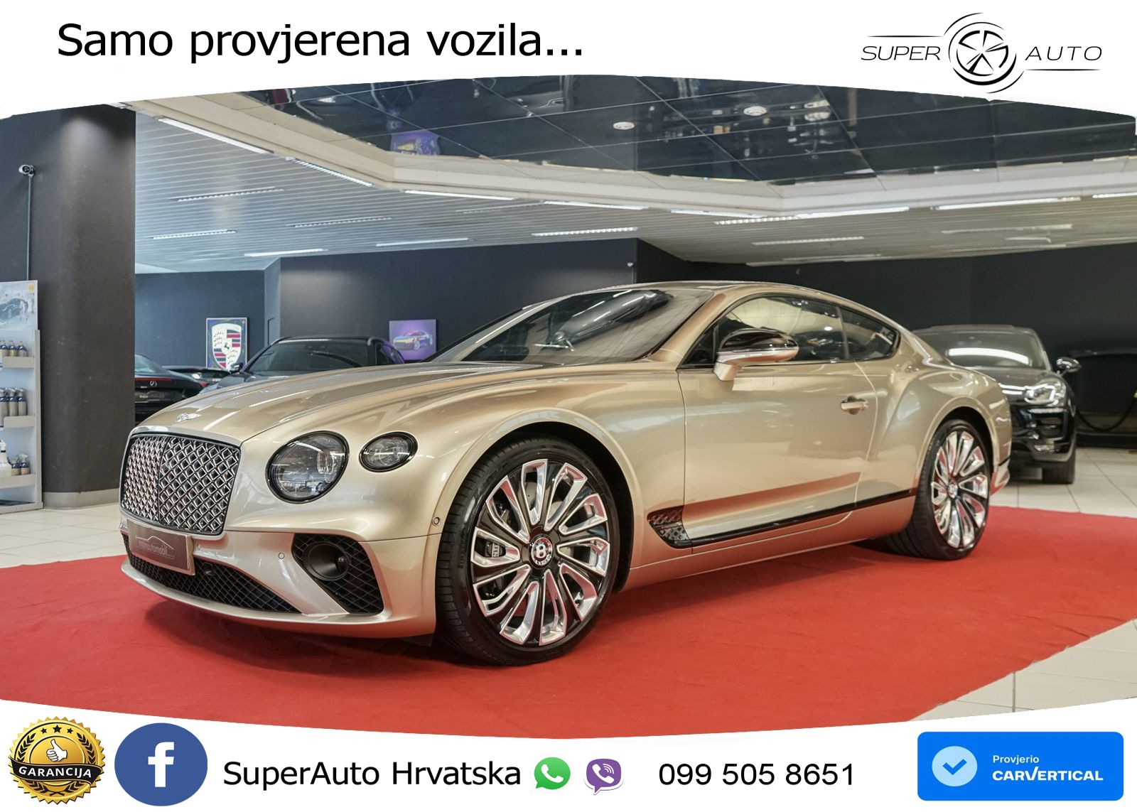 Bentley Continental GT III Speed 6.0 TSI W12 (659 KS) AWD DCT ACC+HEAD+GR SJED+360+PANO