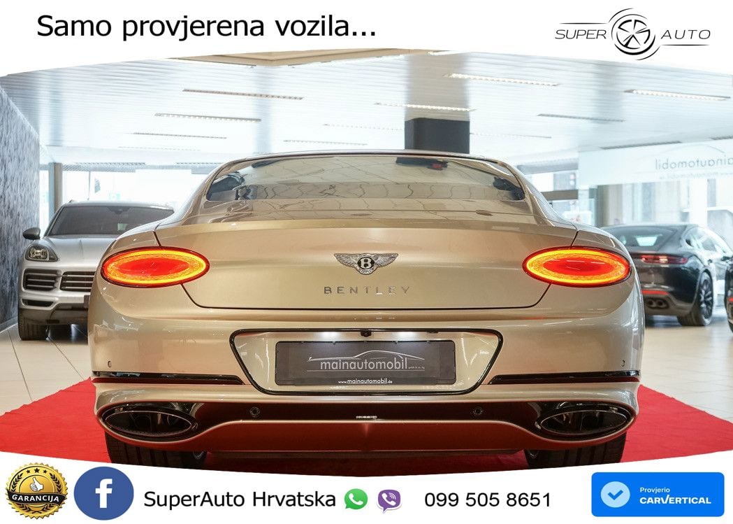 Bentley Continental GT III Speed 6.0 TSI W12 (659 KS) AWD DCT ACC+HEAD+GR SJED+360+PANO