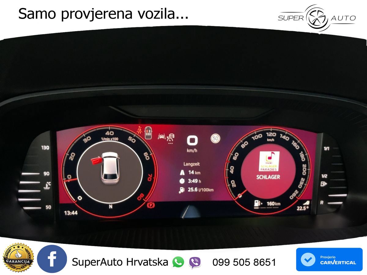 Škoda Octavia Combi 2.0 TSI (204 KS) 4x4 DSG SportLine LED+GR SJED+ACC