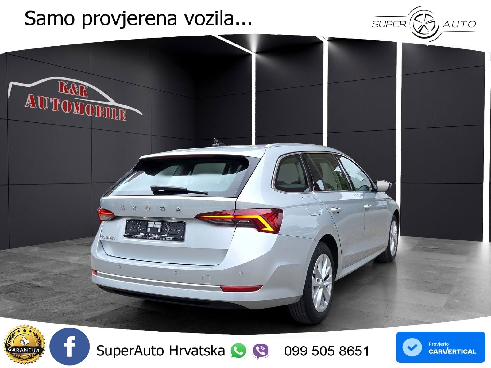 Škoda Octavia Combi 2.0 TDI (150 KS) DSG LED+GR SJED+ACC