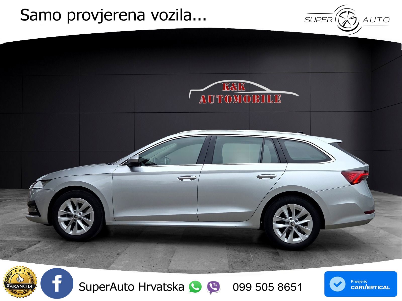 Škoda Octavia Combi 2.0 TDI (150 KS) DSG LED+GR SJED+ACC