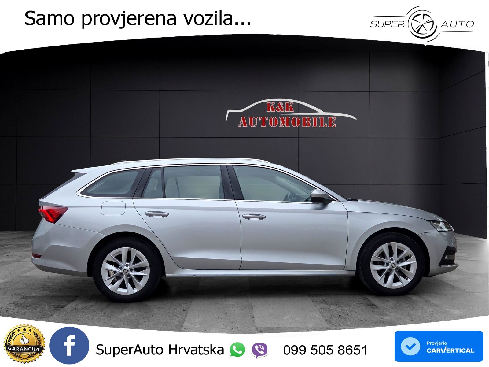 Škoda Octavia Combi 2.0 TDI (150 KS) DSG LED+GR SJED+ACC