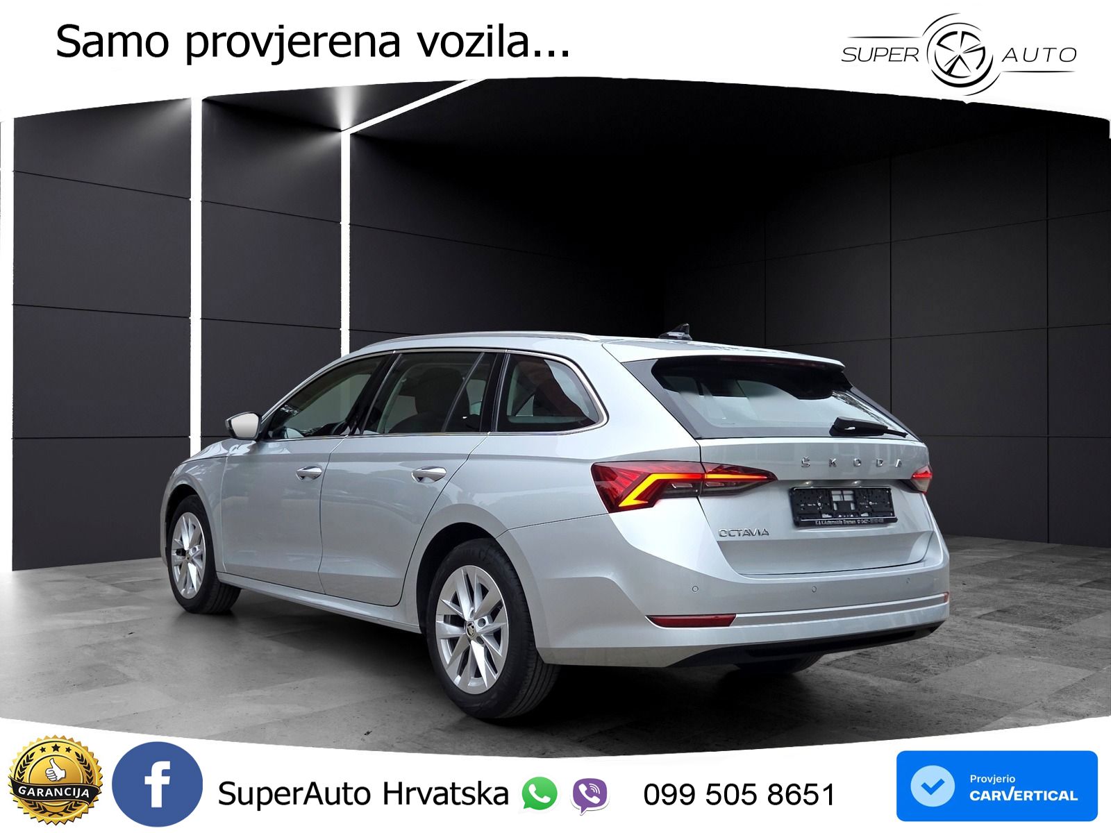 Škoda Octavia Combi 2.0 TDI (150 KS) DSG LED+GR SJED+ACC