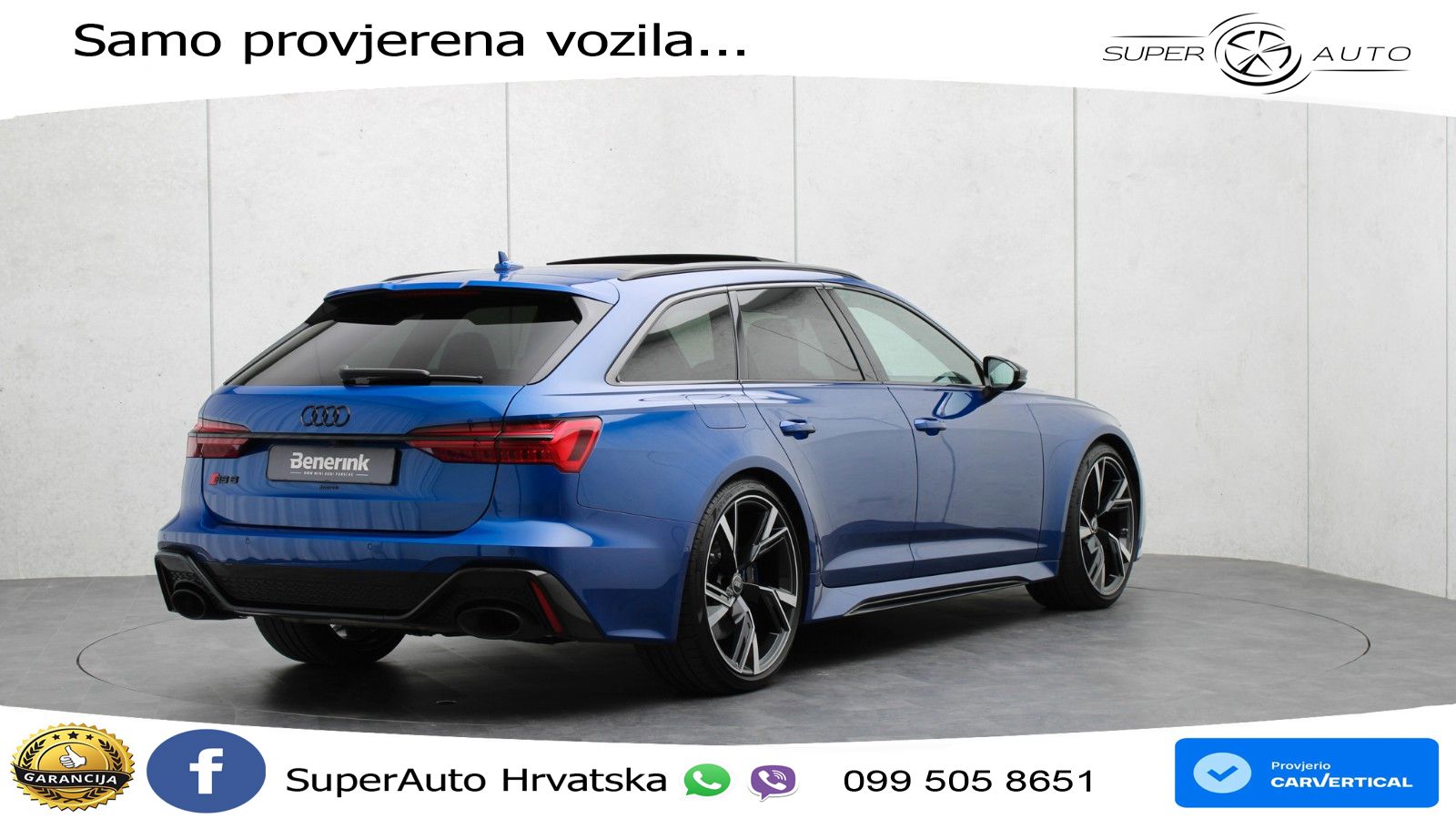 Audi RS6 Avant 4.0 TFSI V8 (600 KS) quattro Tiptronic LED+GR SJED+ACC