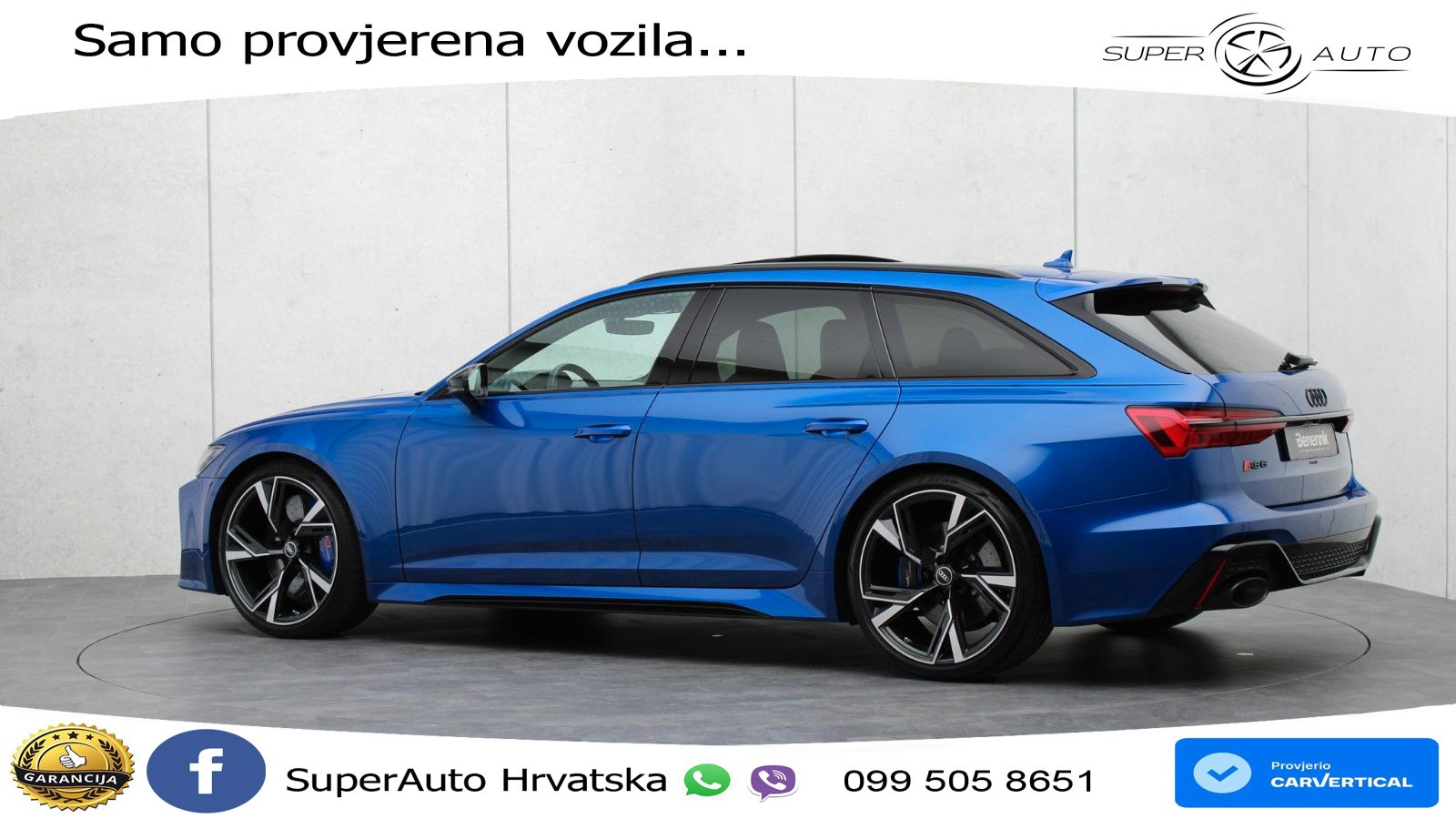 Audi RS6 Avant 4.0 TFSI V8 (600 KS) quattro Tiptronic LED+GR SJED+ACC