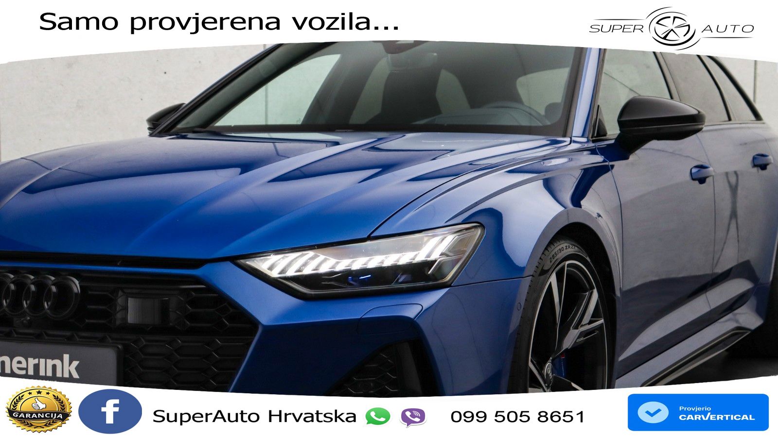 Audi RS6 Avant 4.0 TFSI V8 (600 KS) quattro Tiptronic LED+GR SJED+ACC