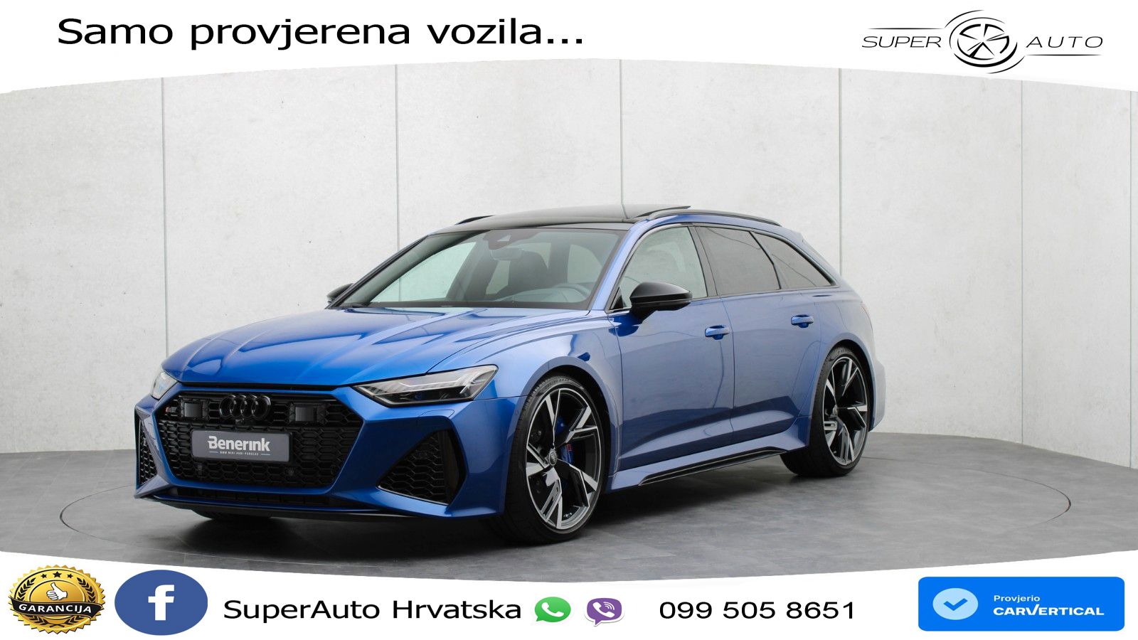 Audi RS6 Avant 4.0 TFSI V8 (600 KS) quattro Tiptronic LED+GR SJED+ACC