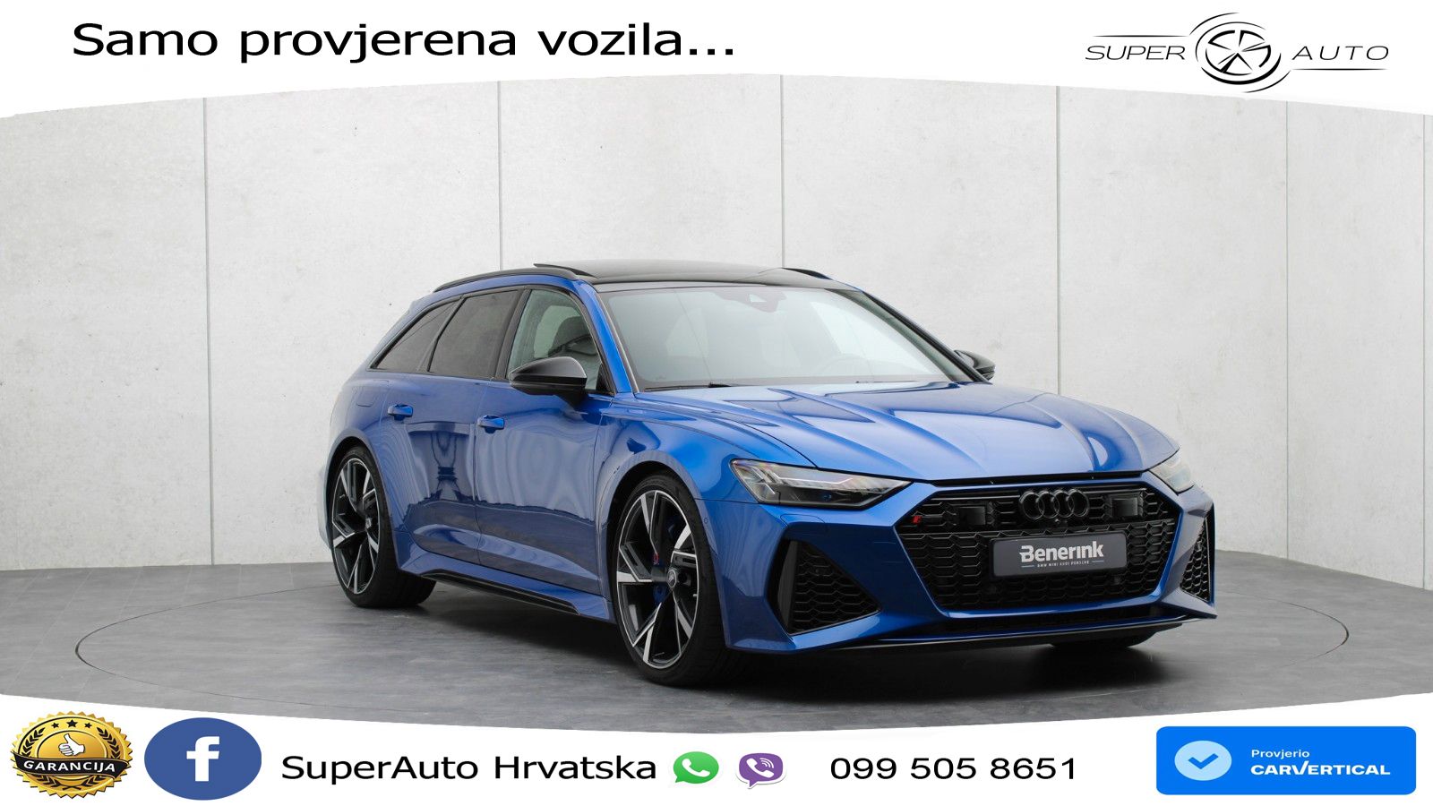Audi RS6 Avant 4.0 TFSI V8 (600 KS) quattro Tiptronic LED+GR SJED+ACC