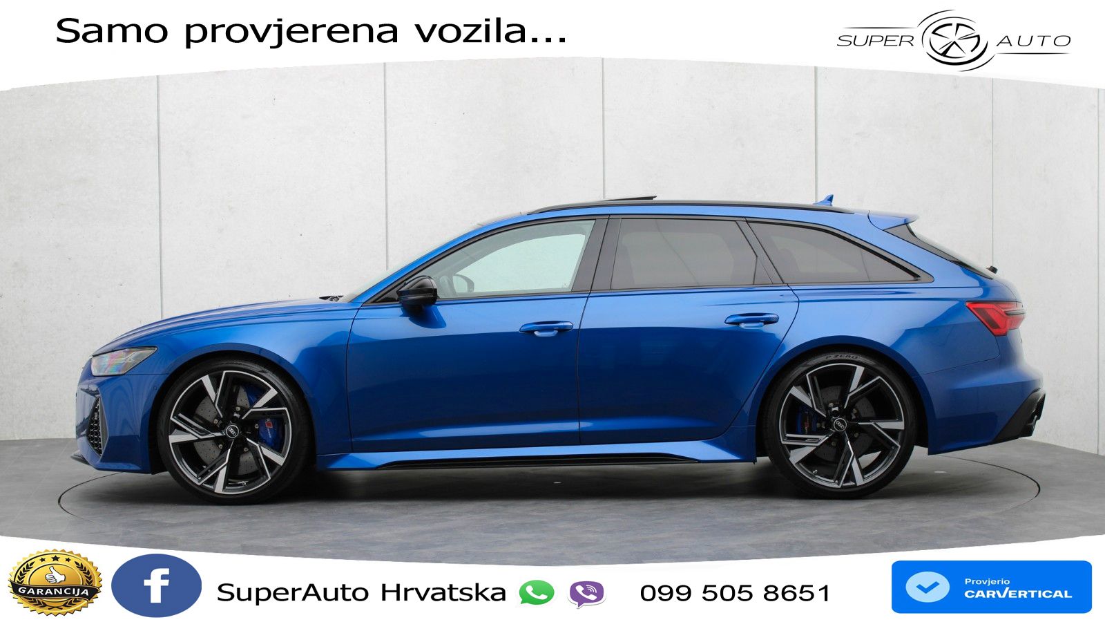 Audi RS6 Avant 4.0 TFSI V8 (600 KS) quattro Tiptronic LED+GR SJED+ACC