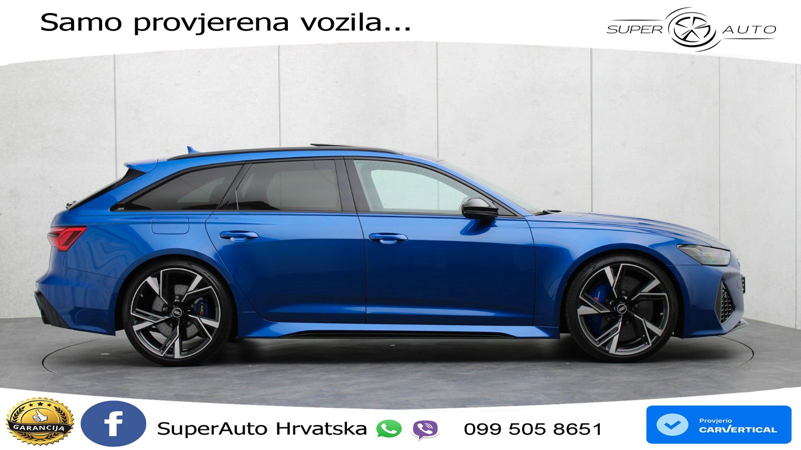 Audi RS6 Avant 4.0 TFSI V8 (600 KS) quattro Tiptronic LED+GR SJED+ACC