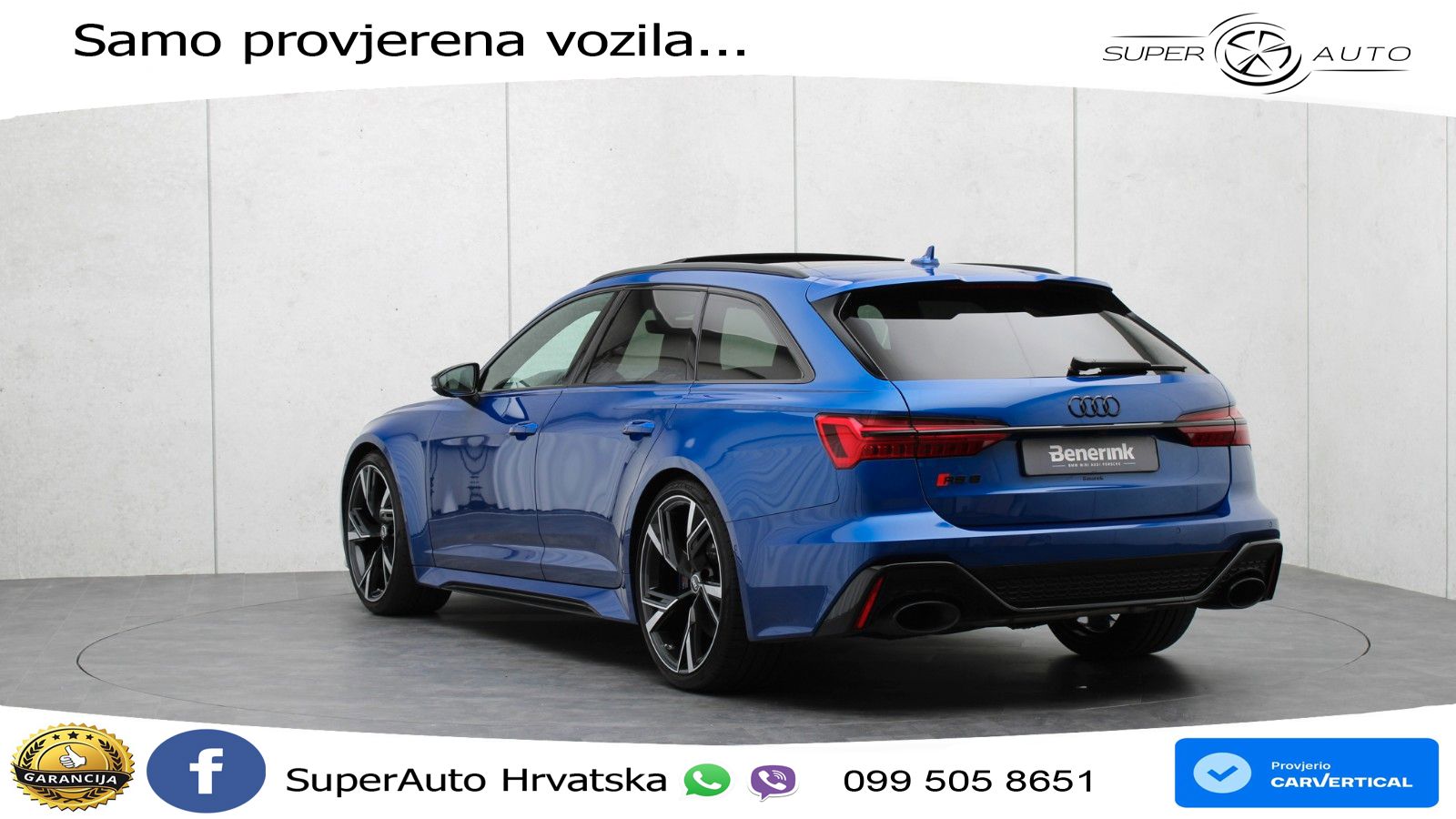 Audi RS6 Avant 4.0 TFSI V8 (600 KS) quattro Tiptronic LED+GR SJED+ACC