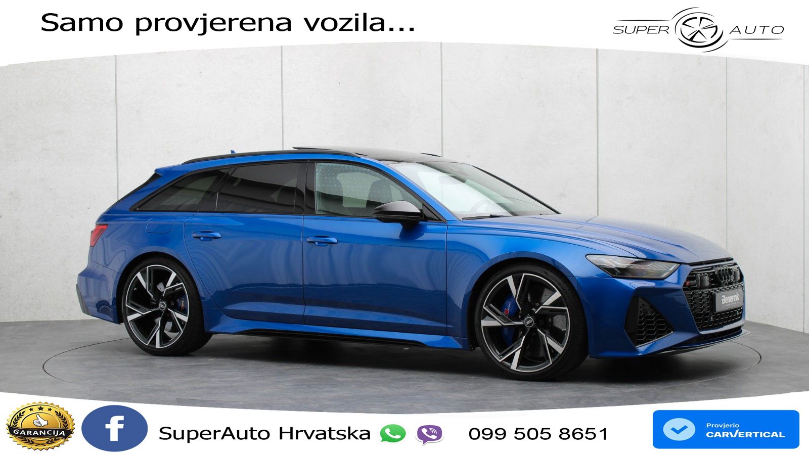 Audi RS6 Avant 4.0 TFSI V8 (600 KS) quattro Tiptronic LED+GR SJED+ACC