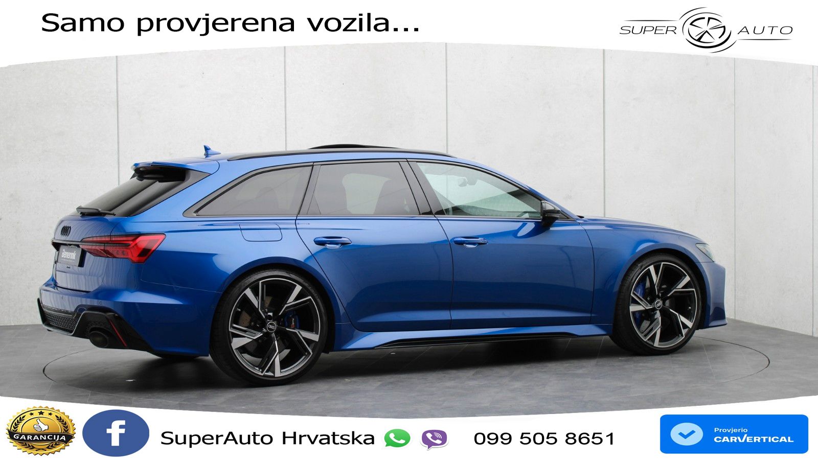 Audi RS6 Avant 4.0 TFSI V8 (600 KS) quattro Tiptronic LED+GR SJED+ACC