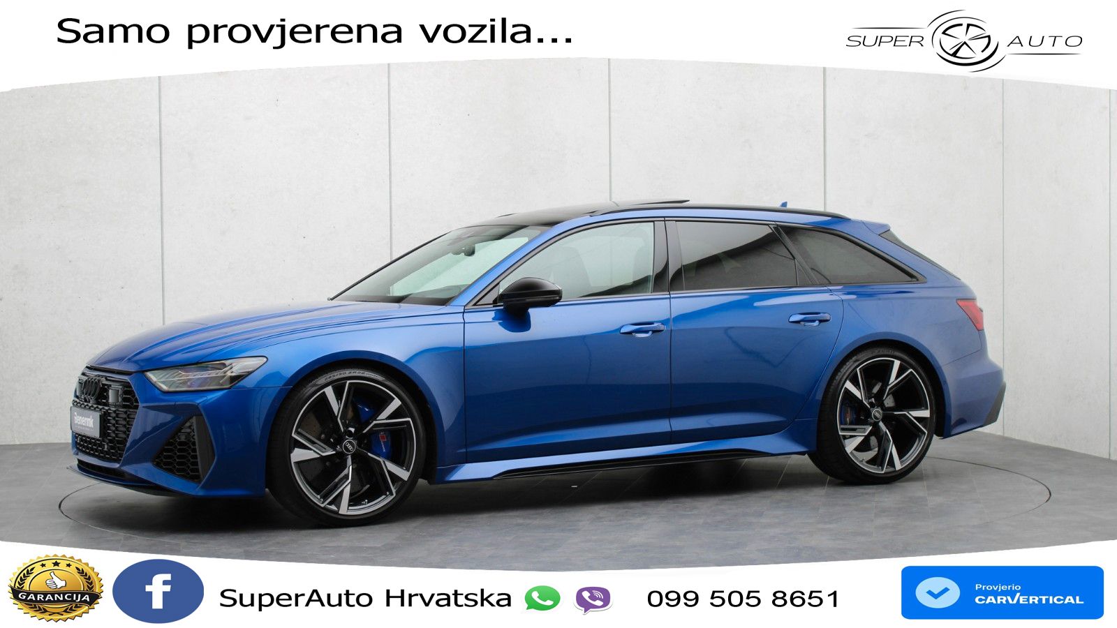 Audi RS6 Avant 4.0 TFSI V8 (600 KS) quattro Tiptronic LED+GR SJED+ACC