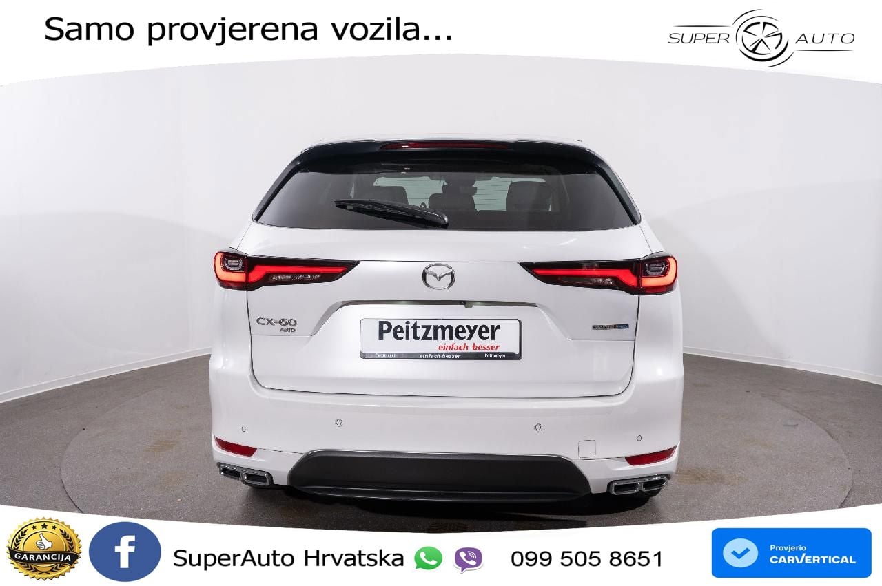 Mazda CX-60 2.5 e-Skyactiv (328 KS) AWD Automatic ACC+HEAD+4xGR SJED+360+PANO
