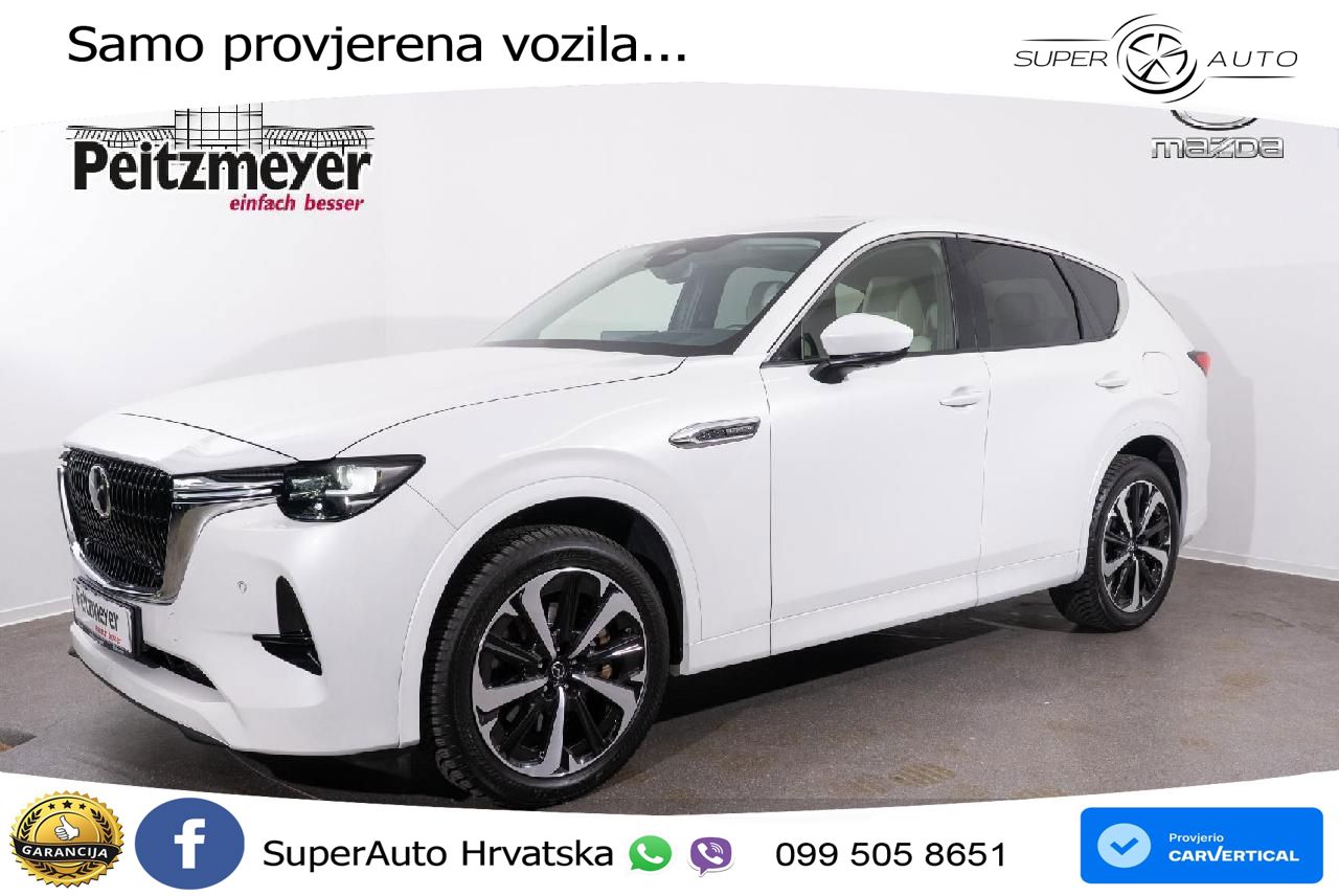 Mazda CX-60 2.5 e-Skyactiv (328 KS) AWD Automatic ACC+HEAD+4xGR SJED+360+PANO