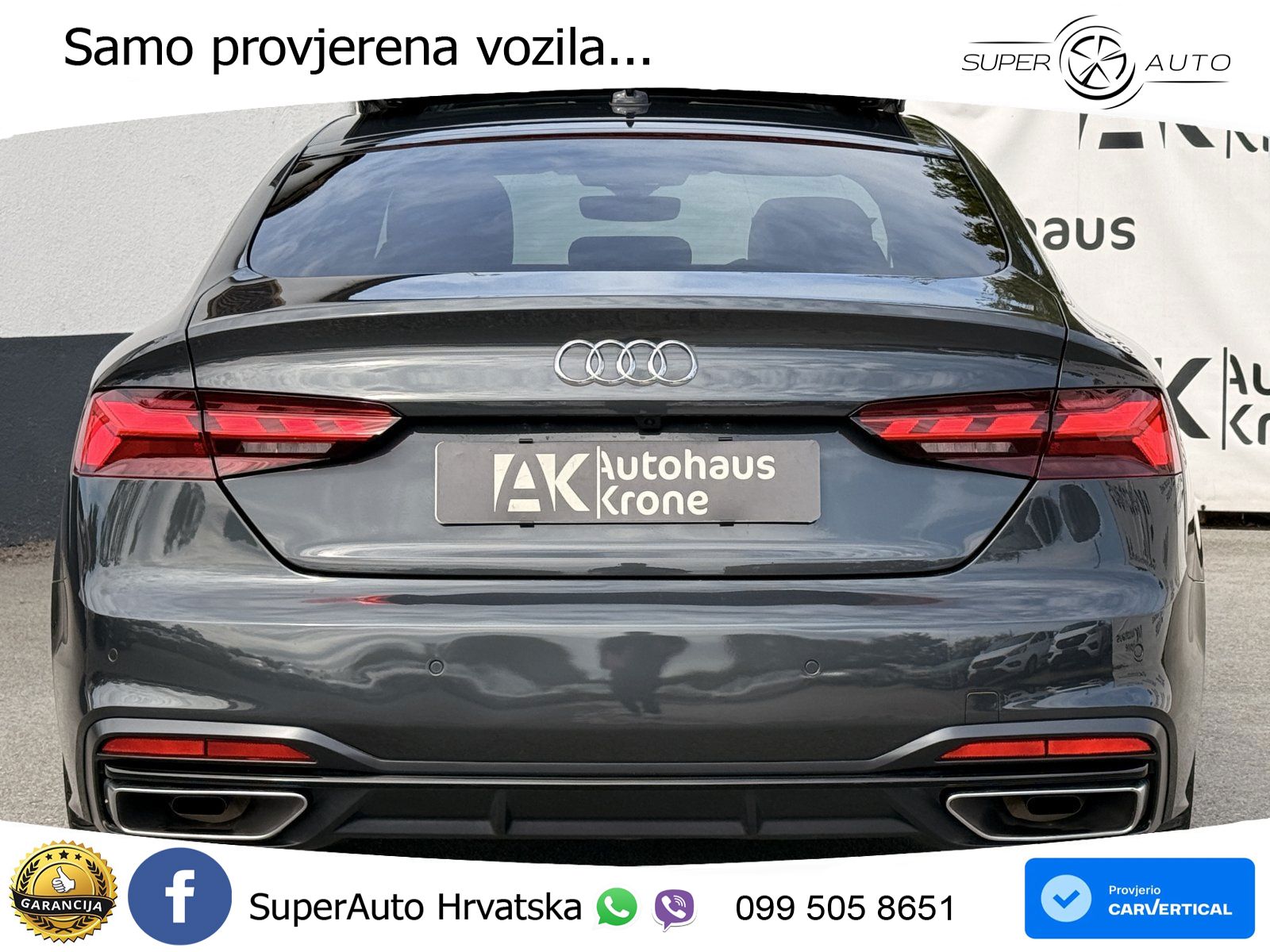 Audi A5 Sportback  40 TFSI (204 KS) S tronic S line MATRIX+GR SJED+KAM