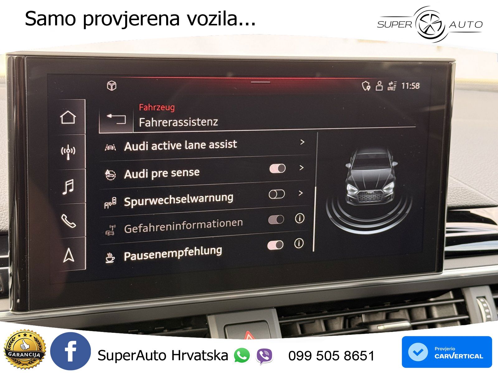 Audi A5 Sportback  40 TFSI (204 KS) S tronic S line MATRIX+GR SJED+KAM