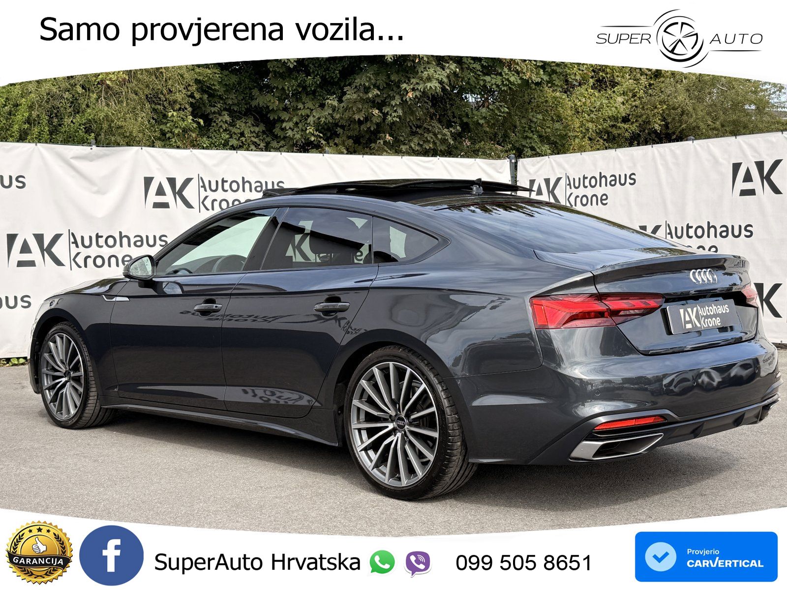 Audi A5 Sportback  40 TFSI (204 KS) S tronic S line MATRIX+GR SJED+KAM