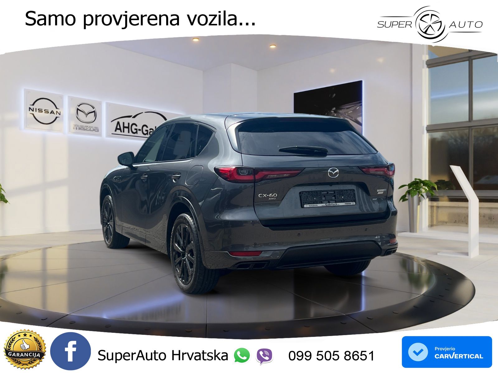 Mazda CX-60 2.5 e-Skyactiv (328 KS) AWD Automatic LED+GR SJED+ACC