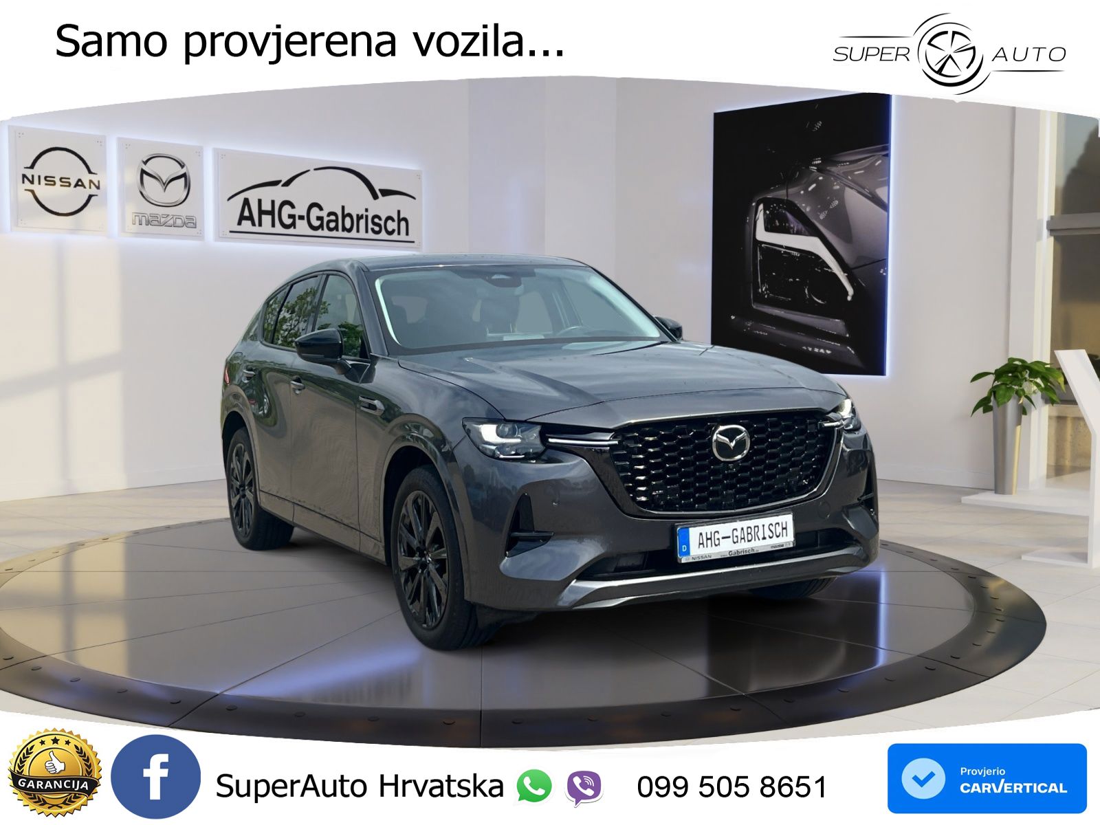 Mazda CX-60 2.5 e-Skyactiv (328 KS) AWD Automatic LED+GR SJED+ACC