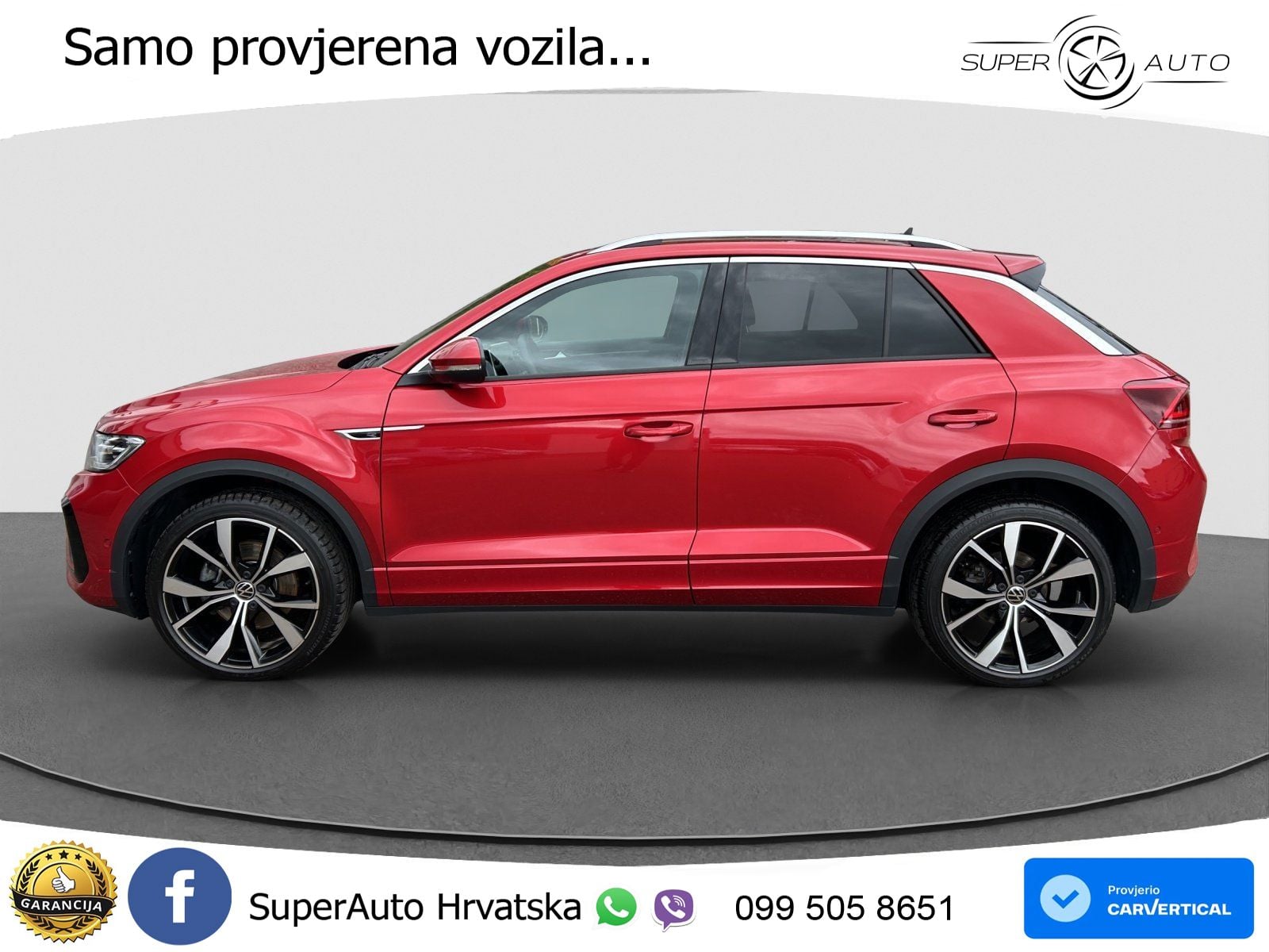 Volkswagen T-Roc 2.0 TSI (190 KS) 4M DSG R-Line LED+GR SJED+ACC