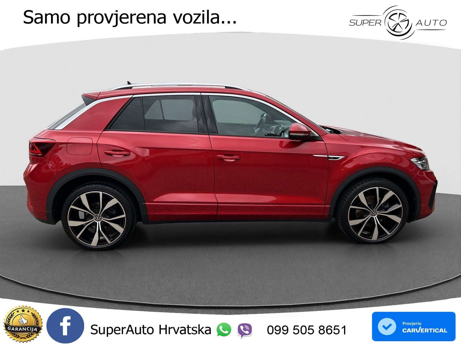 Volkswagen T-Roc 2.0 TSI (190 KS) 4M DSG R-Line LED+GR SJED+ACC