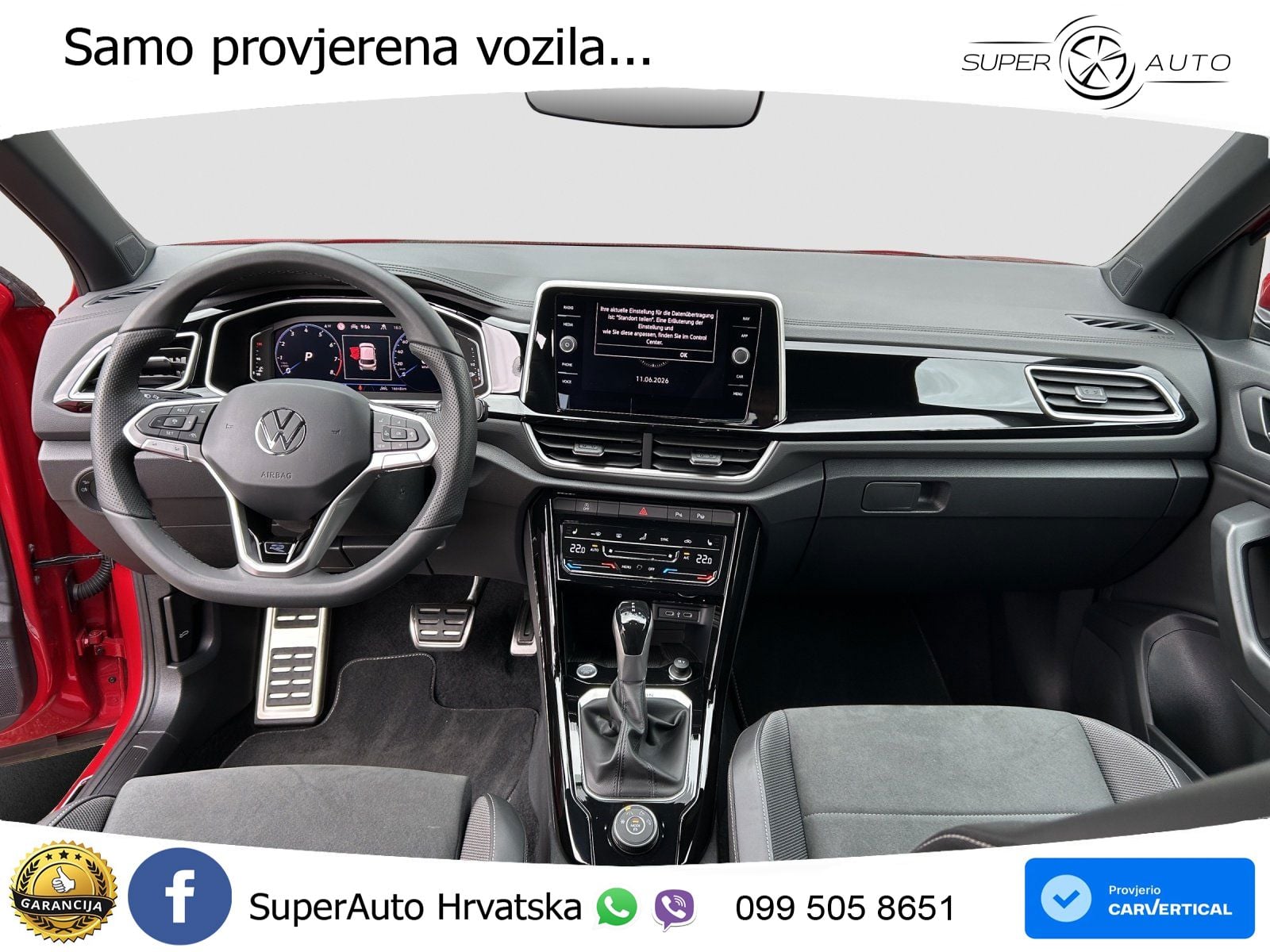 Volkswagen T-Roc 2.0 TSI (190 KS) 4M DSG R-Line LED+GR SJED+ACC
