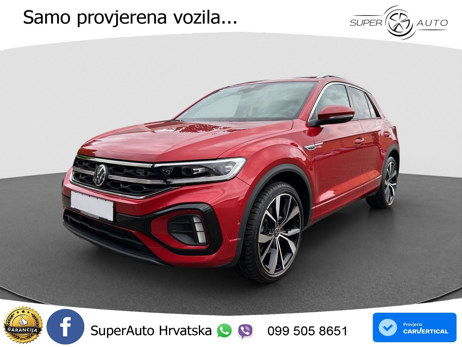 Volkswagen T-Roc 2.0 TSI (190 KS) 4M DSG R-Line LED+GR SJED+ACC