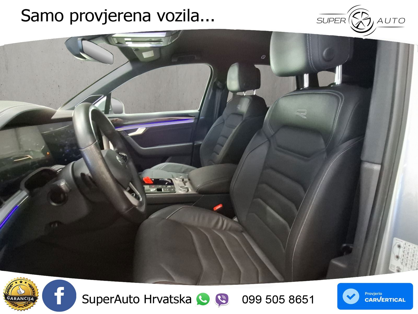 Volkswagen Touareg 3.0 V6 TDI (286 KS) 4MOTION Tiptronic R-Line ZRAČNI+ACC+4xGR SJED+KAM