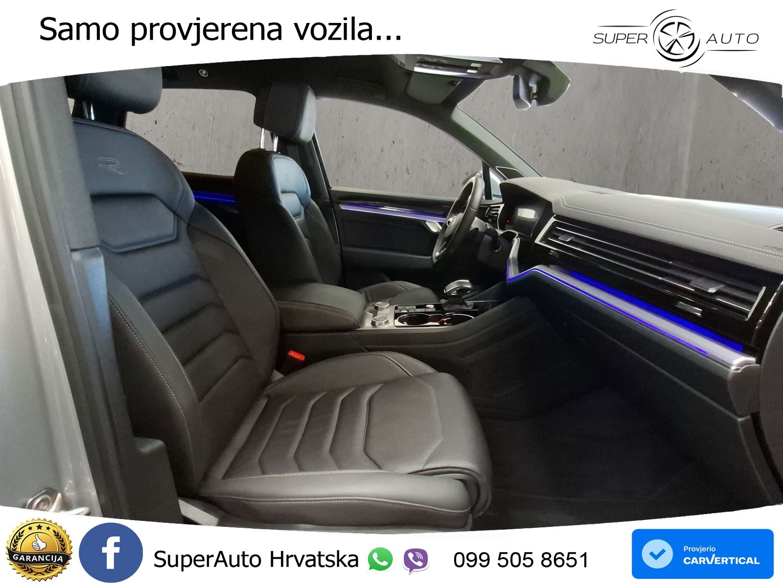 Volkswagen Touareg 3.0 V6 TDI (286 KS) 4MOTION Tiptronic R-Line ZRAČNI+ACC+4xGR SJED+KAM