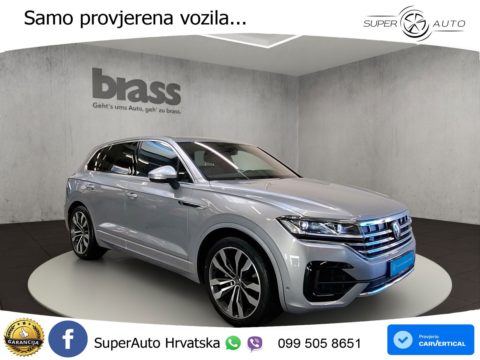 Volkswagen Touareg 3.0 V6 TDI (286 KS) 4MOTION Tiptronic R-Line ZRAČNI+ACC+4xGR SJED+KAM