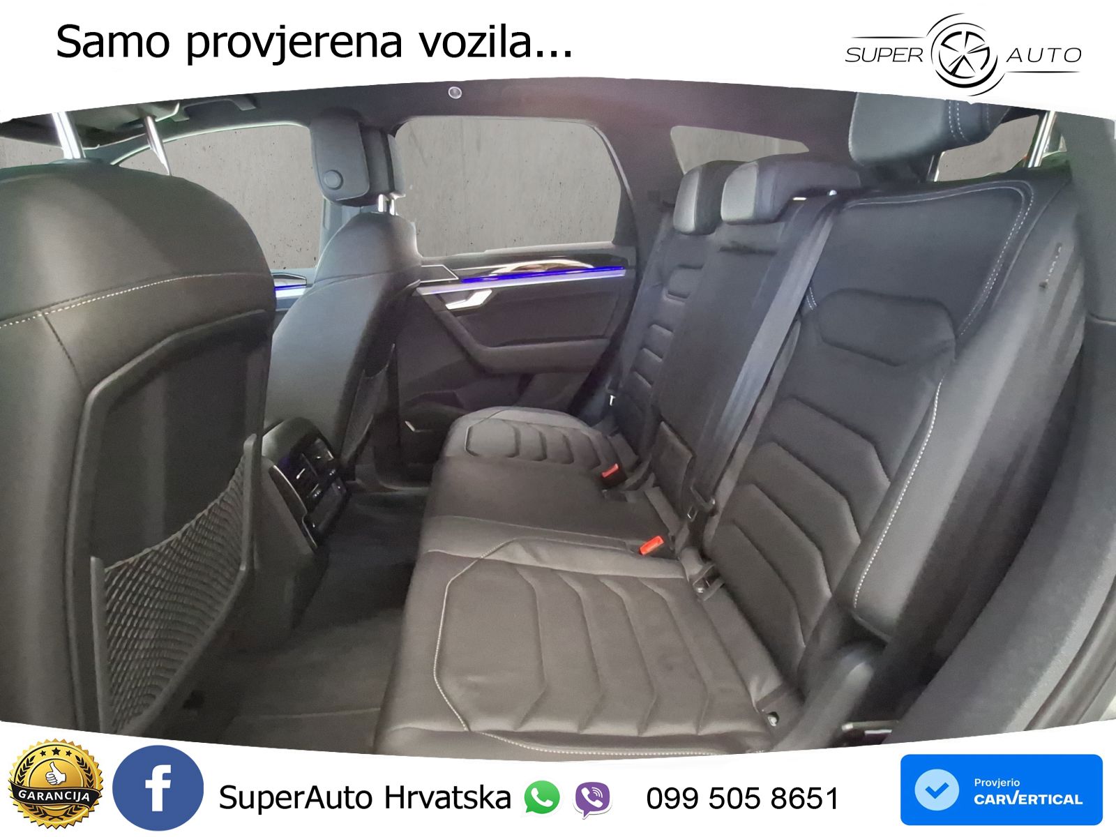 Volkswagen Touareg 3.0 V6 TDI (286 KS) 4MOTION Tiptronic R-Line ZRAČNI+ACC+4xGR SJED+KAM