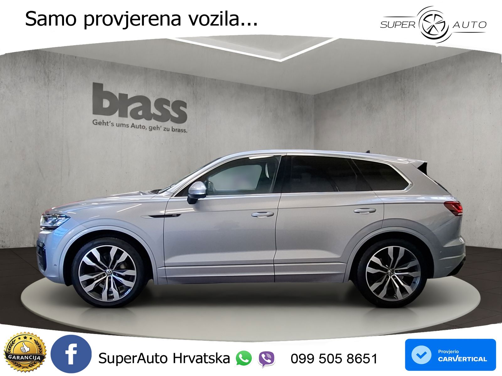 Volkswagen Touareg 3.0 V6 TDI (286 KS) 4MOTION Tiptronic R-Line ZRAČNI+ACC+4xGR SJED+KAM
