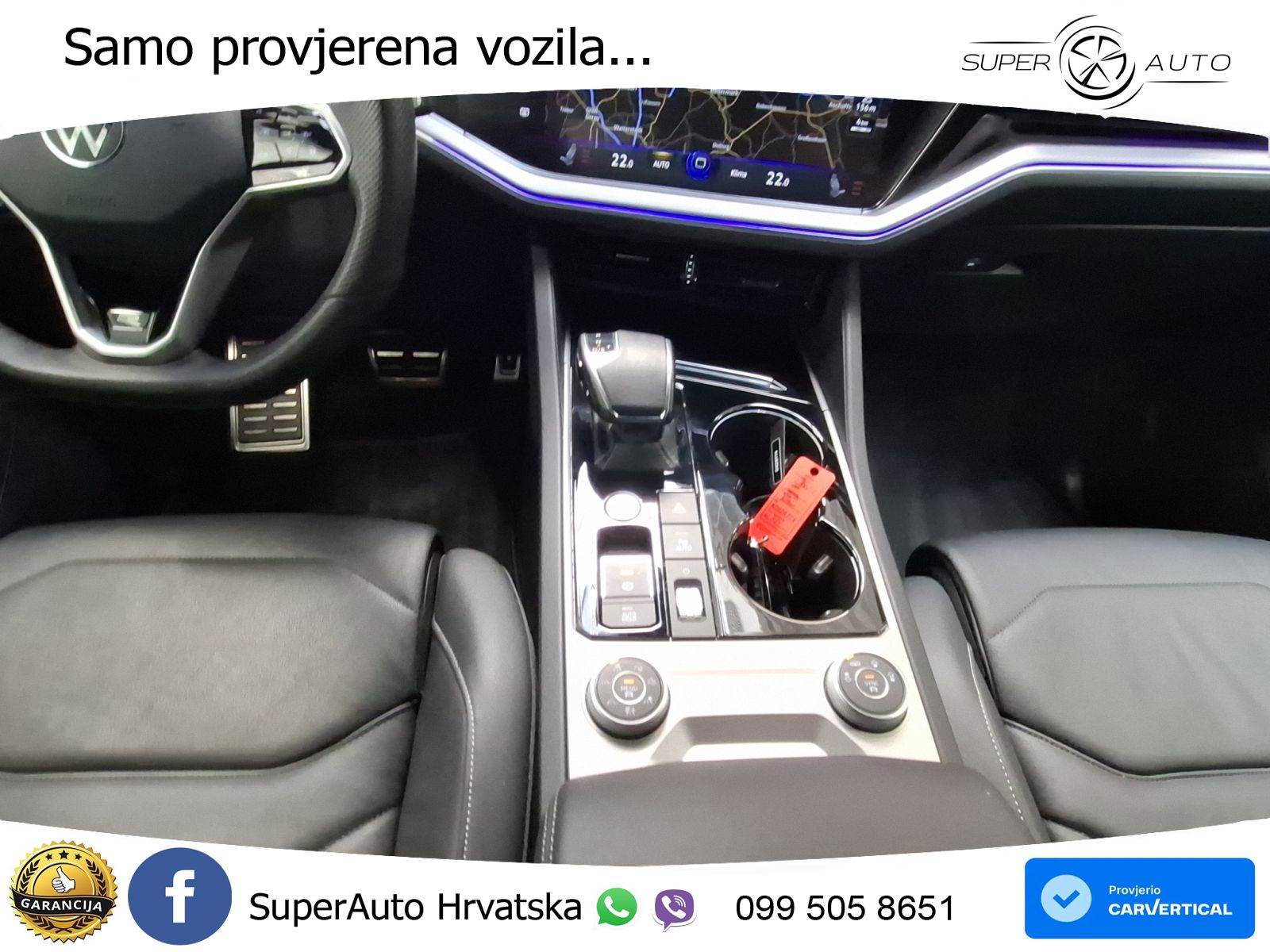 Volkswagen Touareg 3.0 V6 TDI (286 KS) 4MOTION Tiptronic R-Line ZRAČNI+ACC+4xGR SJED+KAM